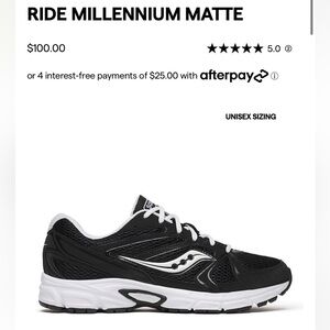 BRAND NEW Saucony ride millennium matte running shoes